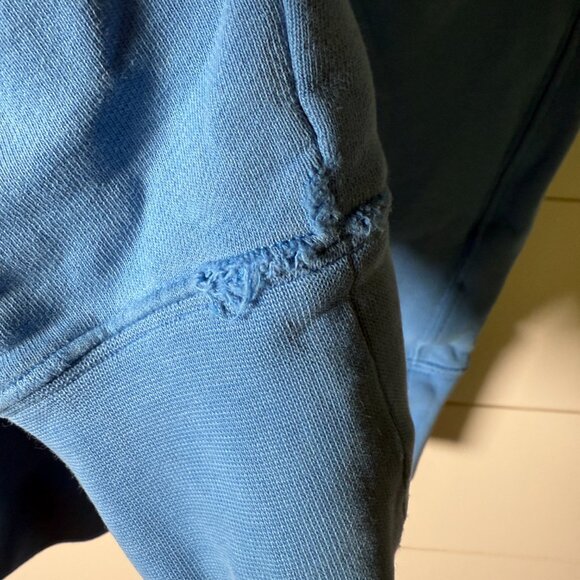 Nike Track & Field 1-77 Hoodie Vintage Distressed Blue with Orange Sz Large - Picture 11 of 14